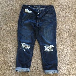 AE distressed boyfriend jeans